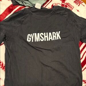 Gymshark Charcoal Tee with White Logo